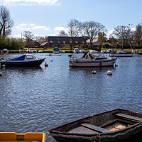 Buy canvas prints of Boats on the River Stour, Christchurch by Derek Daniel