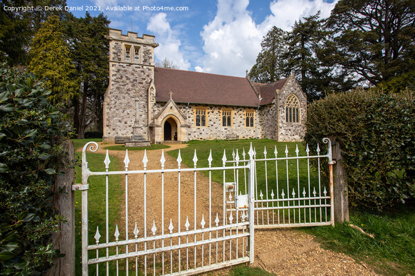 St. Stephen's Church, Pamphill, Wimborne Picture Board by Derek Daniel