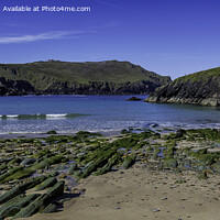 Buy canvas prints of Clogher Strand (panoramic) by Derek Daniel