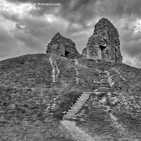 Buy canvas prints of Tracing history at Christchurch Castle by Derek Daniel