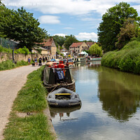 Buy canvas prints of Peaceful Reflections on the Canal by Derek Daniel