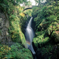 Buy canvas prints of Majestic Waterfall in the Lake District by Derek Daniel