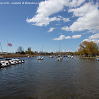Buy canvas prints of Boats on the River Stour #2 by Derek Daniel