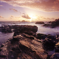 Buy canvas prints of Sunset at Cape Cornwall by Derek Daniel