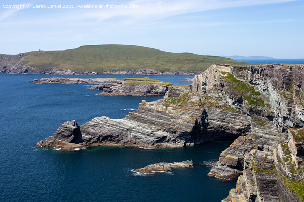 Kerry Cliffs #3, Ireland Picture Board by Derek Daniel