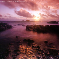 Buy canvas prints of Sunset at Cape Cornwall #2 by Derek Daniel