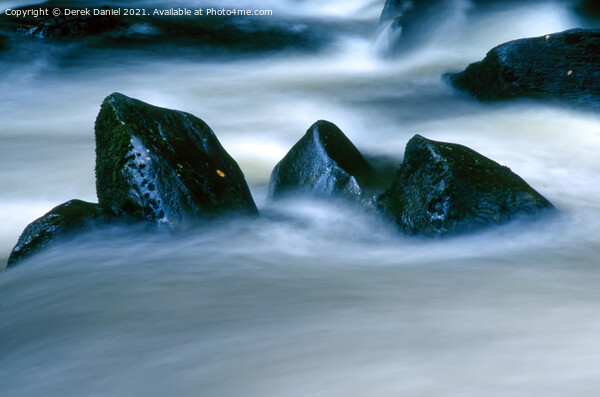 Fast Flowing River Picture Board by Derek Daniel