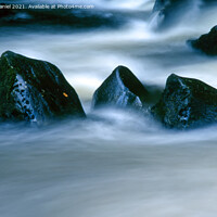 Buy canvas prints of Fast Flowing River by Derek Daniel
