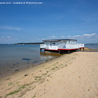 Buy canvas prints of Houseboat, Bramble Bush Bay #2 by Derek Daniel