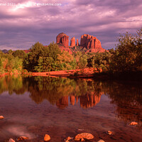 Buy canvas prints of Cathedral Rock Sunset, Sedona by Derek Daniel