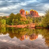 Buy canvas prints of Cathedral Rock Sunset, Sedona by Derek Daniel