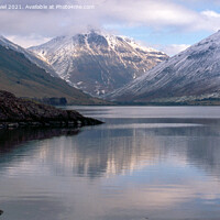 Buy canvas prints of Winter's day at Wastwater in the Lake District by Derek Daniel