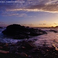 Buy canvas prints of Sunset at Cape Cornwall #3 by Derek Daniel