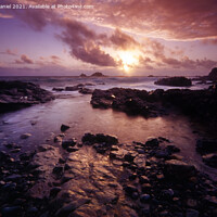 Buy canvas prints of Majestic Sunset at Cape Cornwall by Derek Daniel