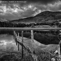 Buy canvas prints of Loch Cill Chriosd, Skye, Scotland (mono) by Derek Daniel