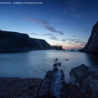 Buy canvas prints of Man O'War Bay Sunrise, Dorset by Derek Daniel
