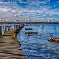 Buy canvas prints of View from East Dorset Sailing Club by Derek Daniel