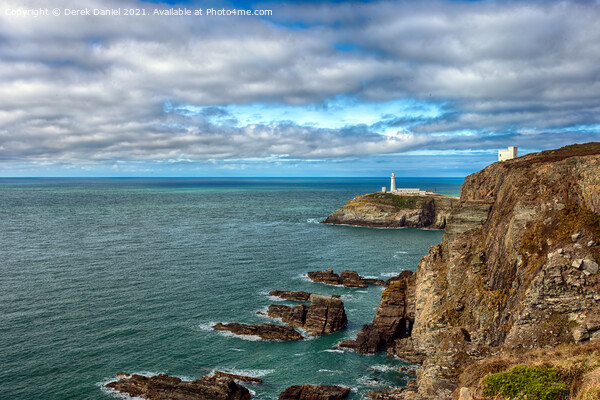 South Stack Lighthouse, Anglesey Picture Board by Derek Daniel