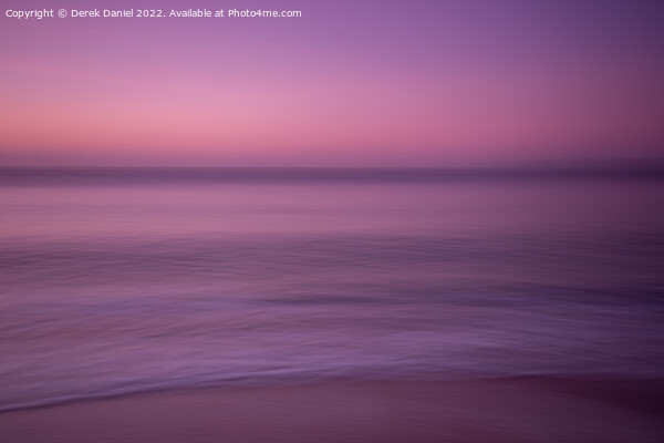 Ethereal Sunrise Over Boscombe Beach Picture Board by Derek Daniel