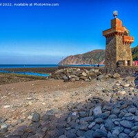 Buy canvas prints of Majestic Rhenish Tower at Lynmouth by Derek Daniel