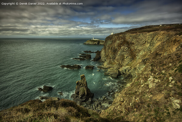 The coast leading up to South Stack, Anglesey Picture Board by Derek Daniel