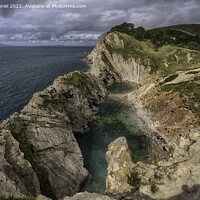 Buy canvas prints of Stair Hole, Lulworth, Dorset by Derek Daniel