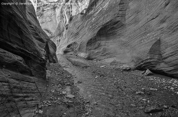 Willis Creek Slot Canyon (mono) Picture Board by Derek Daniel