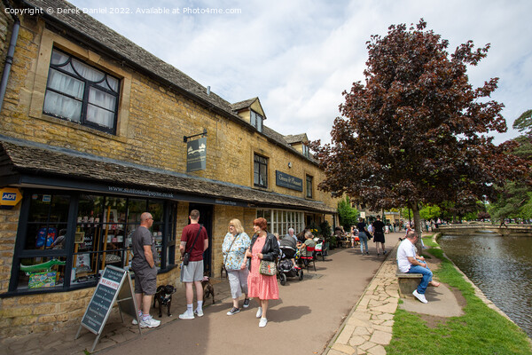 Picturesque Bourton On The Water Picture Board by Derek Daniel
