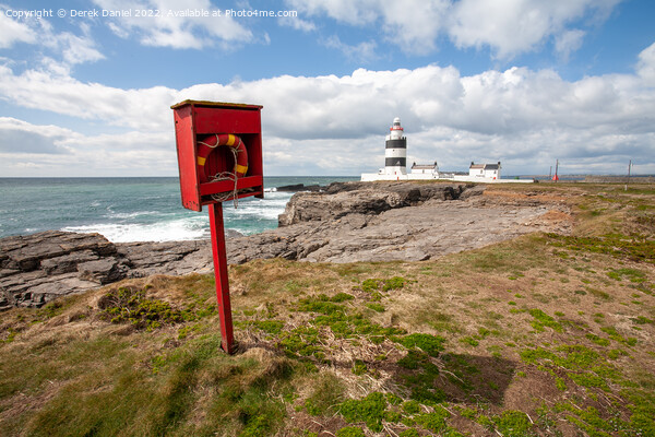Guiding Light of the Irish Coast Picture Board by Derek Daniel
