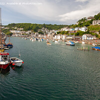 Buy canvas prints of Colourful Cornish River Scene by Derek Daniel