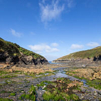 Buy canvas prints of Secluded Cornish Cove Natures Hidden Gem by Derek Daniel