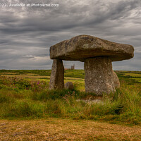 Buy canvas prints of Ancient Megalith in Cornish Countryside by Derek Daniel