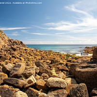 Buy canvas prints of Porthgwarra, Cornwall  by Derek Daniel