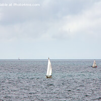 Buy canvas prints of Sailing on the Solent by Derek Daniel