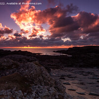 Buy canvas prints of The Rockier side of Trearddur Bay, Anglesey (panoramic) by Derek Daniel