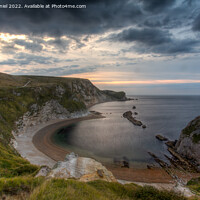 Buy canvas prints of Sunrise at Man O'War Bay, Dorset by Derek Daniel