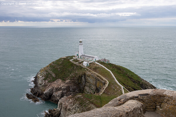 South Stack Lighthouse, Anglesey Picture Board by Derek Daniel