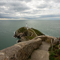 Buy canvas prints of South Stack Lighthouse, Anglesey by Derek Daniel