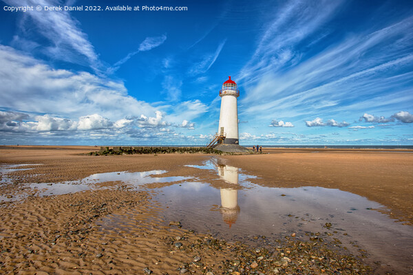  Point of Ayr Lighthouse Picture Board by Derek Daniel