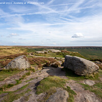 Buy canvas prints of Majestic Views from Higger Tor by Derek Daniel