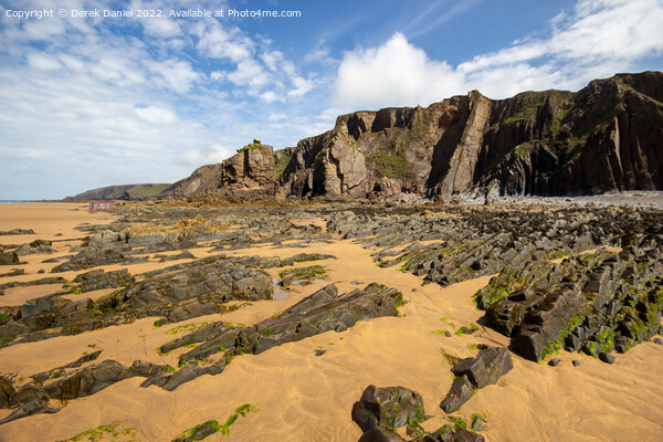 Majestic Cornish Coastline Picture Board by Derek Daniel
