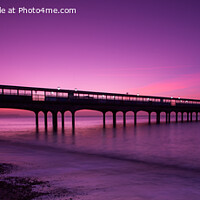 Buy canvas prints of Boscombe Pier Sunrise (panoramic) by Derek Daniel