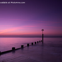 Buy canvas prints of Radiant Sunrise over Boscombe Beach by Derek Daniel
