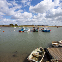 Buy canvas prints of Tranquil Harbour View by Derek Daniel