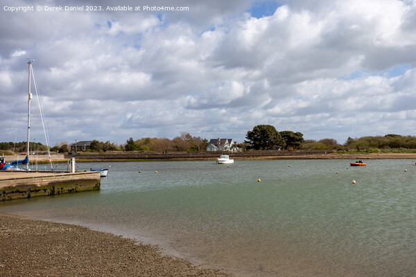 The Serenity of Keyhaven Picture Board by Derek Daniel