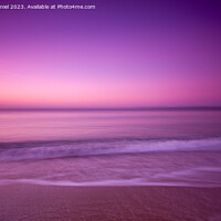 Buy canvas prints of Beach Sunrise ICM by Derek Daniel