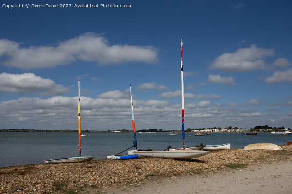 The Tranquil Beauty of Mudeford Spit Picture Board by Derek Daniel