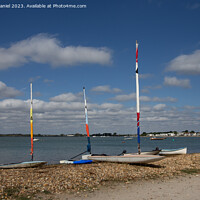 Buy canvas prints of The Tranquil Beauty of Mudeford Spit by Derek Daniel