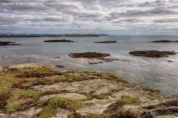 A view of Trearddur Bay from Lon Isallt, Anglesey Picture Board by Derek Daniel