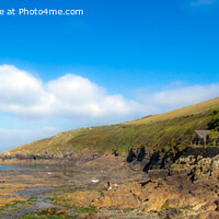 Buy canvas prints of Rocky Paradise in Cornish Cove by Derek Daniel